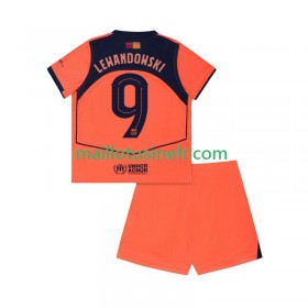 Maillot de Foot FC Barcelone Robert Lewandowski 9 UCL Troisième 2025-26 - Enfant